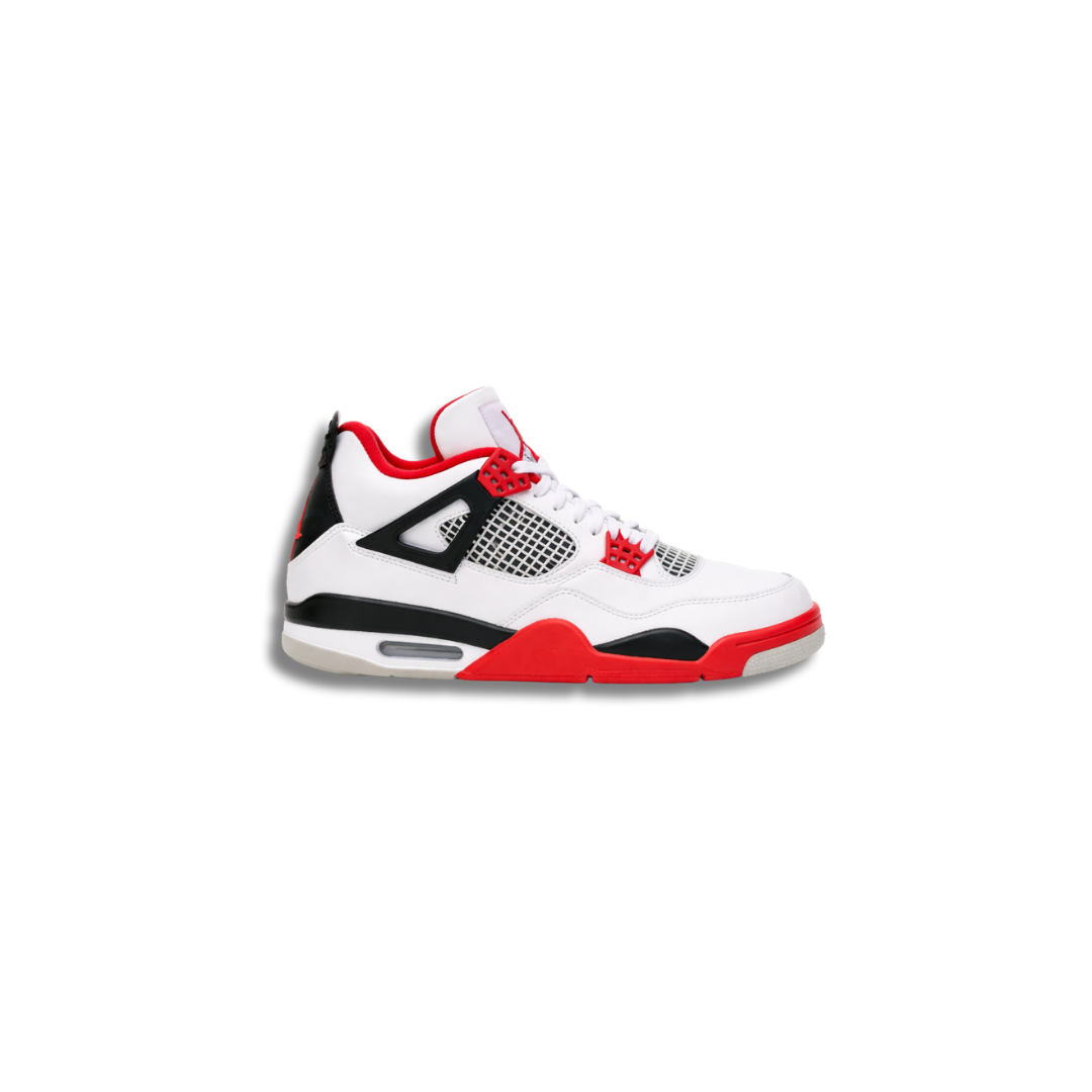 Nike Air Jordan 4 Retro - Red & White